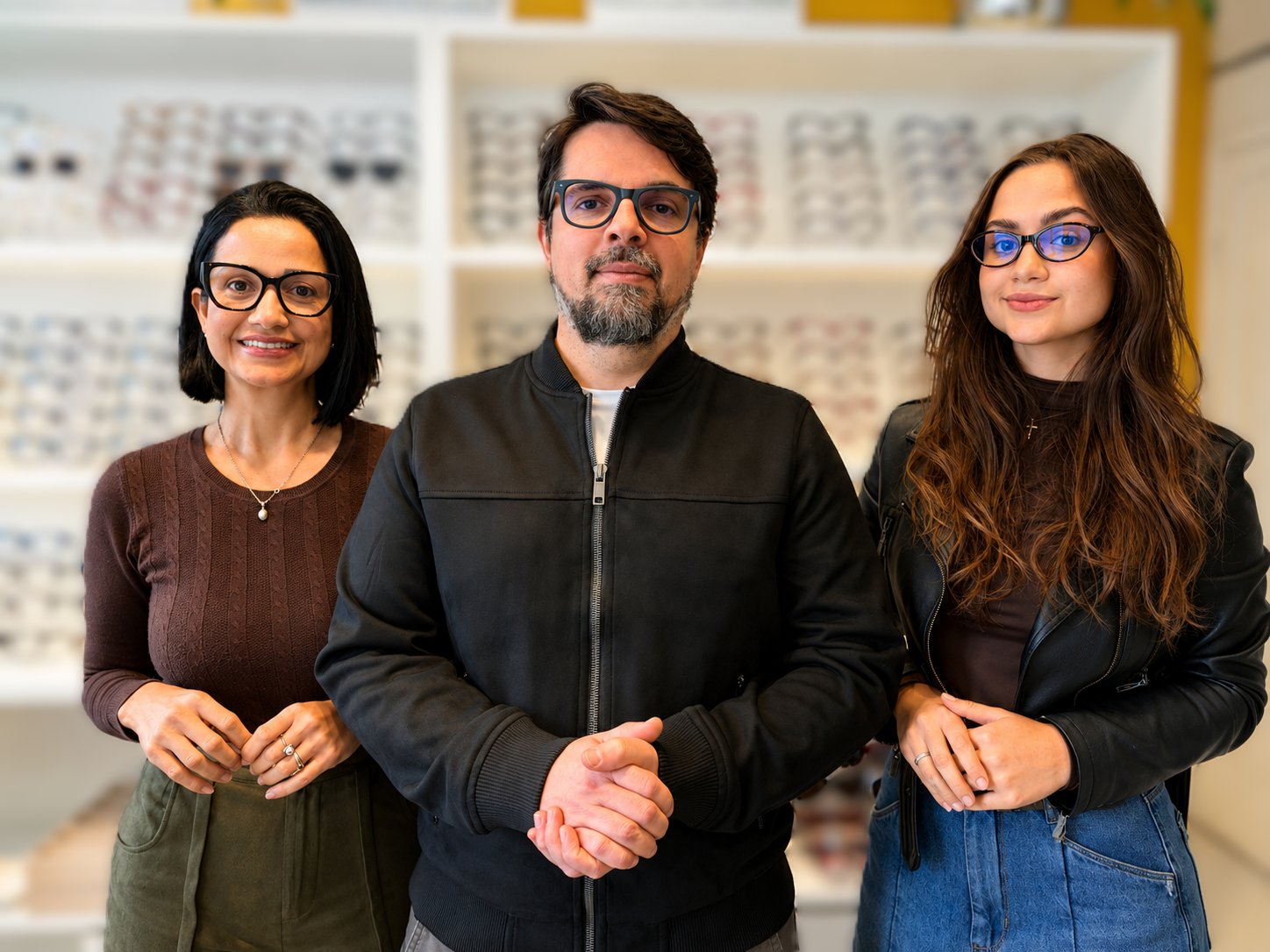 Equipe Hospital dos Óculos em atendimento